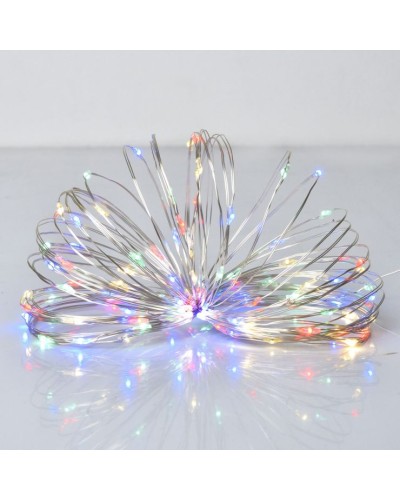 Електрогірлянда «Нитка» 5 м на 50 LED-лампочок з USB на мідному дроті, різнокольорова, Yes! Fun