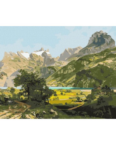 Картина за номерами «Чарівний краєвид» 40х50 см, ТМ Ідейка