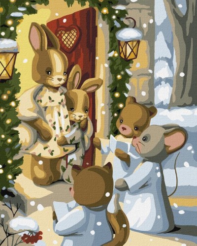 Картина за номерами «Магія колядок» 40х50 см, ТМ Ідейка