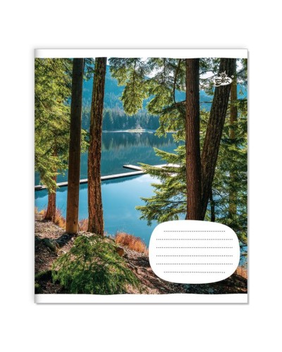 Зошит на 24 аркуші у клітинку «Різноманітна природа», №2526, ТМ Brisk