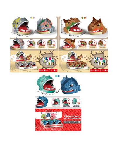 Ігровий набір «Знайди хворий зуб» зі щелепами динозавра 17 см, в асортименті, у дисплеї 38,5х11х31 см