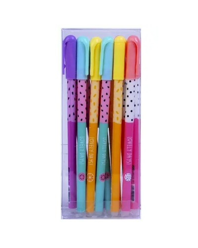 Ручка «Lovely Days» гелева пиши-стирай синя, в асортименті, ТМ J.Otten