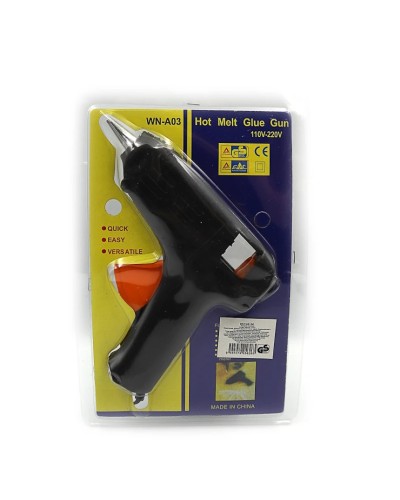 Пістолет для термоклею «Black» 40W під стрижні діаметром 1,1 см з евророзеткою, ТМ J.Otten