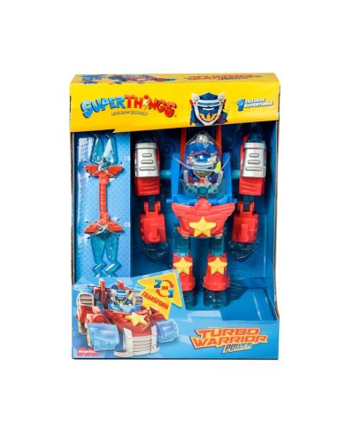 Ігровий набір «Супербот-трансформер Сила»: робот-трансформер, фігурка, аксесуари, у коробці 21х11х27 см, SUPERTHINGS