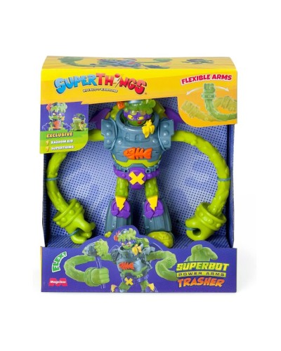 Ігровий набір «Супербот Трешер»: робот, казум-кід, фігурка, у коробці 19х8х23 см, SUPERTHINGS