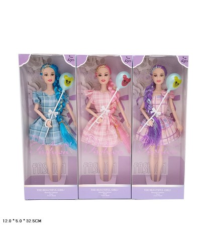 Лялька типу Барбі 30 см з аксесуарами, в асортименті, у коробці 12х5х32 см