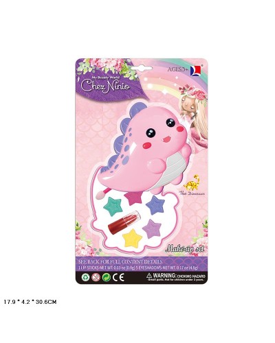 Набір дитячої косметики: тіні для повік та помада, на планшетці 18х4х32 см