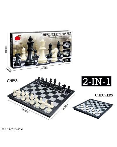 Шахи 2 в 1, у коробці 20,1х3,4х9,7 см