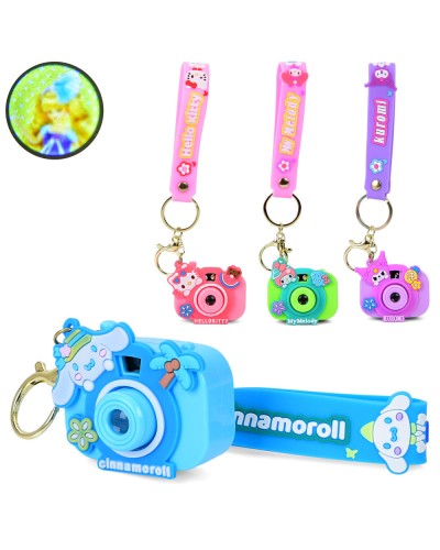 Брелок «Фотоапарат» 6 см з проектором та світлом, на батарейці., в асортименті, у пакеті 15х6х3,5 см