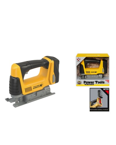 Електролобзик 18 см зі світлом, на батарейці, у коробці 19,5х18х6,5 см