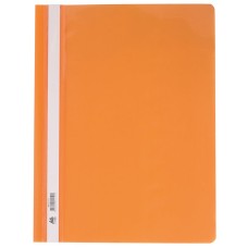Папка-швидкозшивач з прозорим верхом А4 пластикова 160 мкм, помаранчева, ТМ Buromax