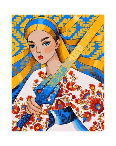 Картина за номерами «Be brave!» 40х50 см, ТМ SANTI