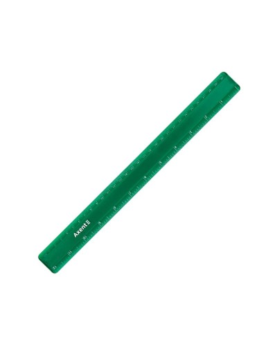 Лінійка пластикова 30 см матова зелена, TM Axent