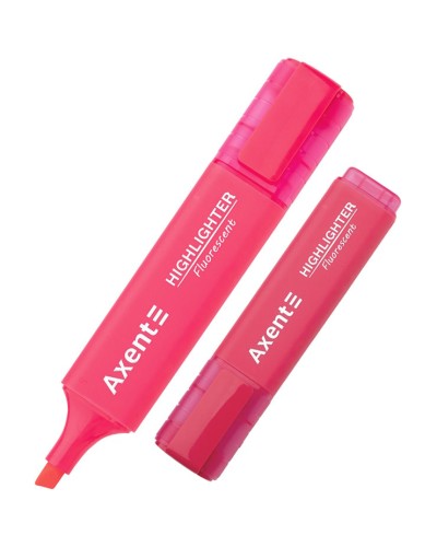 Маркер «Highlighter» 1-5 мм клиноподібний, рожевий, ТМ Axent