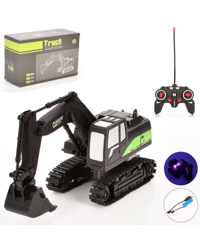 Екскаватор 28 см р/к на акумуляторі зі світлом та USB, у коробці 24х15х9,5 см