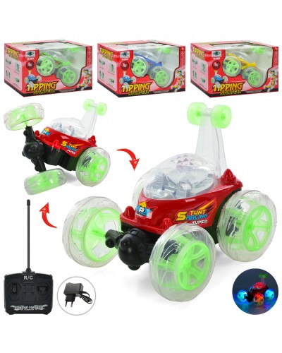 Перевертиш 18 см р/к зі світлом та звуком, на батарейці, в асортименті, у коробці 25х16х16 см