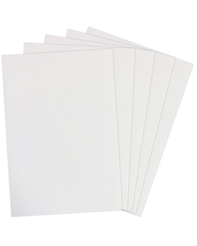 Фоаміран A4 товщиною 1,3 мм 5 аркушів з глітером, білий, ТМ Мандарин