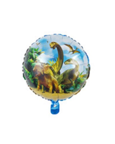 Кульки фольговані «Динозавр» таблетка 46 см, ТМ Leader