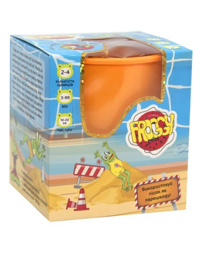 Гра настільна «Froggy Pool» розважальна, у коробці 12,5х11х11 см, ТМ Strateg
