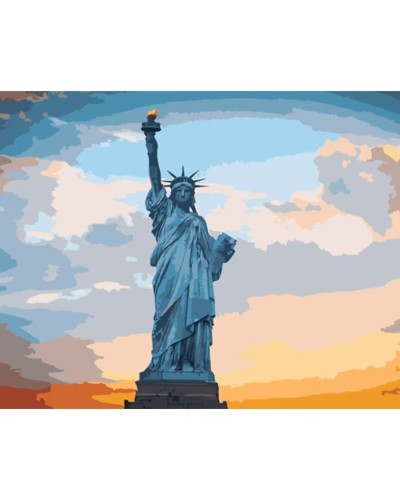 Картина за номерами «Statue of Liberty у Нью-Йорку» 40х50 см, ТМ Strateg