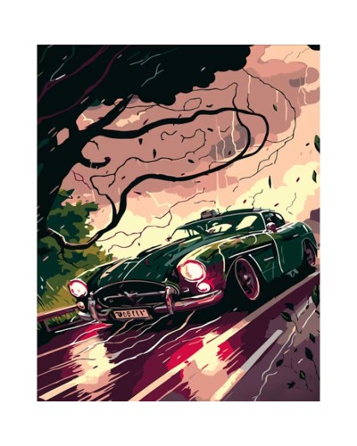 Картина за номерами «Швидкість попри вітер» 40х50 см, ТМ Strateg