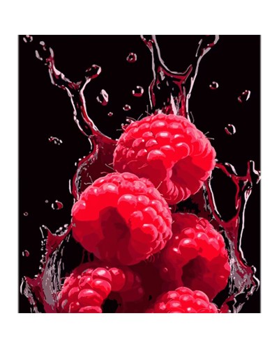 Картина за номерами «Малина та водні фантазії» 40х50 см, ТМ Strateg