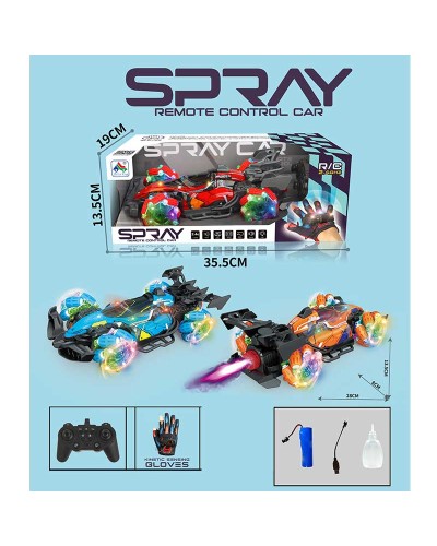 Перевертиш 28 см 1:16 р/к на акумуляторі зі світлом, звуком, димом, порою, пультом та рукавичкою для керування, в асортименті, у коробці 35,5х13,5х19 см