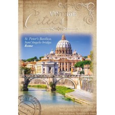 Блокнот «CITIES» А6 на 32 аркуші у клітинку на скобі з м'якою обкладинкою, в асортименті, ТМ Рюкзачок
