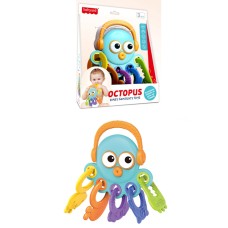 Брязкальце «Восьминіг» 20 см з прорізувачем, на планшетці 20,5х25,5х6,5 см