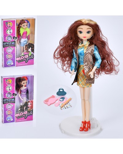 Лялька 28 см шарнірна з аксесуарами, в асортименті, у коробці 20х30х4,5 см