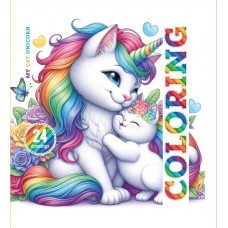 Розмальовка-блокнот на 24 аркуші на склейці 14х14 см, ТМ Fresh