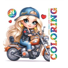 Розмальовка-блокнот на 24 аркуші на склейці 14х14 см, ТМ Мандарин