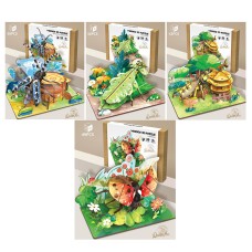 Пазли »Комахи» дерев'яні 3D від 43 деталей, в асортименті, у коробці 18х12,5х2 см