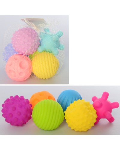 Набір для купання з 6 пискавок по 7 см, в асортименті, у сітці 20х10х11 см