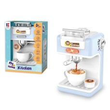 Іграшкова кавоварка 20 см зі звуком та світлом, ллється вода, на батарейці, у коробці 17х23х12 см