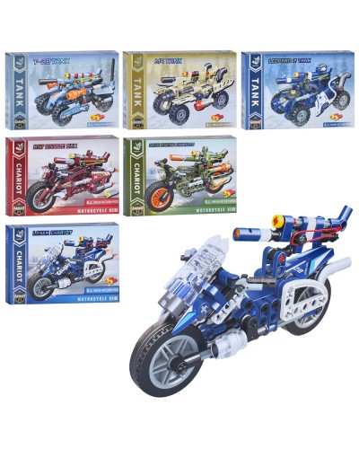 Конструктор «Транспорт» від 136 деталей, в асортименті, у коробці 34х23х5 см