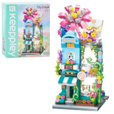 Конструктор «Магазин квітів» на 342 деталі, у коробці 19,5х16,5х5 см