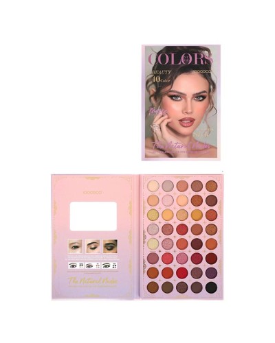 Косметика: палетка тіней на 40 кольорів та дзеркало, у коробці 15,5х23,5х1 см