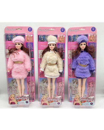 Лялька 30 см шарнірна, в асортименті, на планшетці 13х37х5,5 см