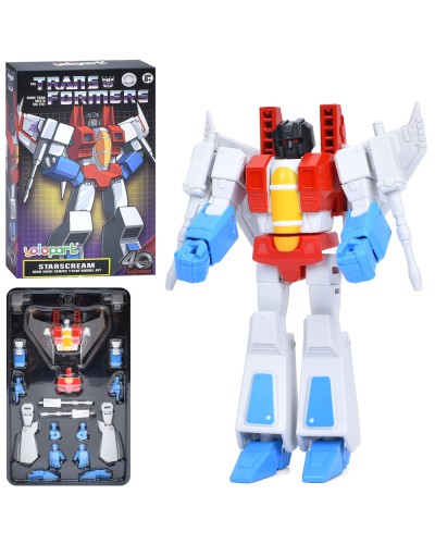 Трансформер-конструктор «Starscream» 11 см на 19 деталей, у коробці 14х23х5 см