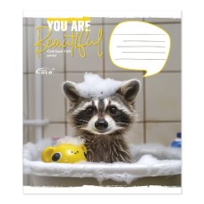 Зошит на 18 аркушів у клітинку «Мікс Дівчата», №3404, ТМ Gold Brisk