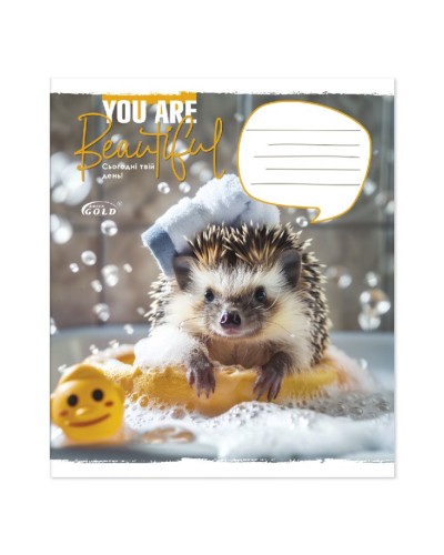 Зошит на 18 аркушів у лінію «Мікс Дівчата», №3406, ТМ Gold Brisk