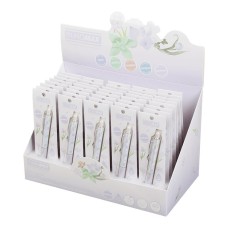 Ручка «BLOSSOM» гелева автоматична 0.5 мм з ароматним грипом синя, в блістеі, ТМ Buromax