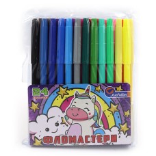 Фломастери «Єдиноріг» на 24 кольори, ТМ J.Otten