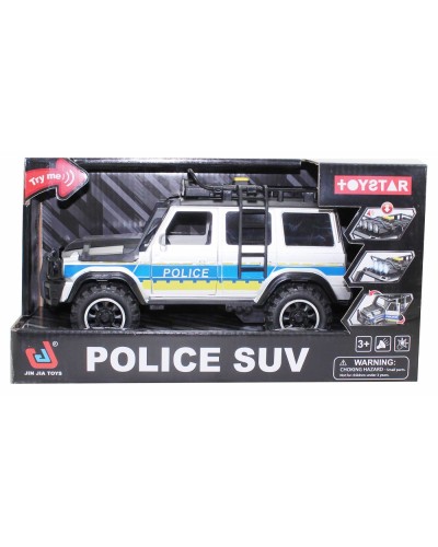 Машинка «Поліція» 24 см зі світлом, звуом та дверима, що відчиняються, на батарейці, у коробці 30х13х16,5 см