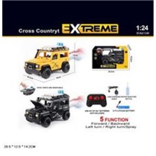 Машина 18 см р/к на акумуляторі з парою, в асортименті, у коробці 26х14х12 см