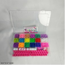 Гумочки для плетіння, у коробці 34,6х21,6х4,6 см