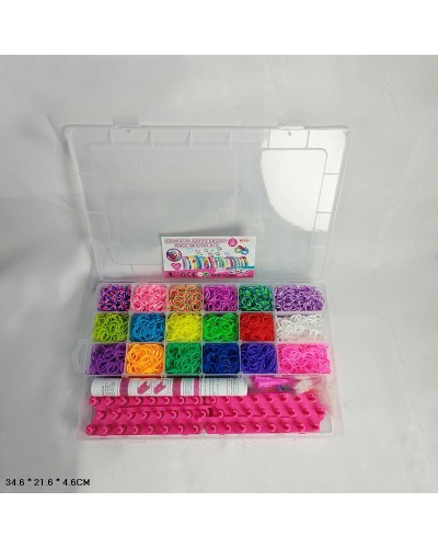 Гумочки для плетіння, у коробці 34,6х21,6х4,6 см