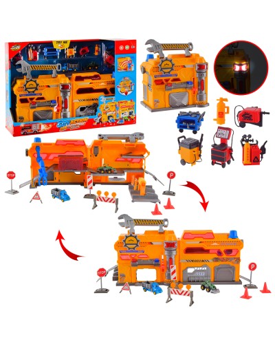 Паркінг«City Action» зі світлом, звуком та 2 машинками, на батарейці, у коробці 44х12,5х33 см