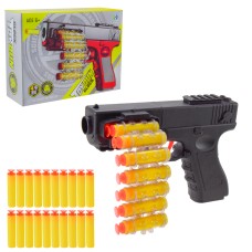 Іграшковий пістолет з 20 поролоновими кулями, в асортименті, у коробці 21,5х6,8х16 см